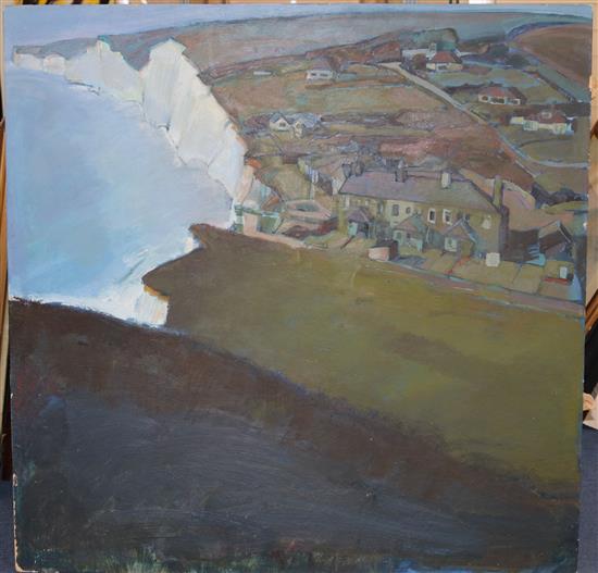 Elisabeth Lawrence Birling Gap, 36 x 36in., unframed